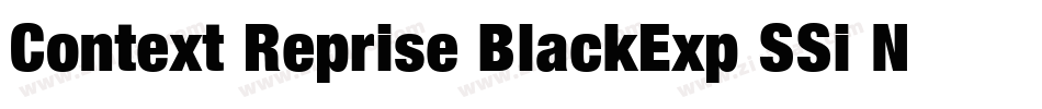Context Reprise BlackExp SSi Normal字体转换